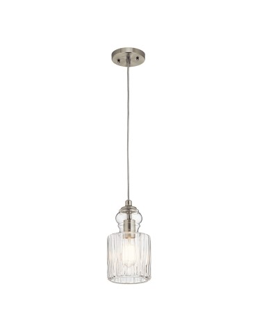 Elstead RIVIERA Pendant E27 1x60W Nickel KL-RIVIERA-P-B