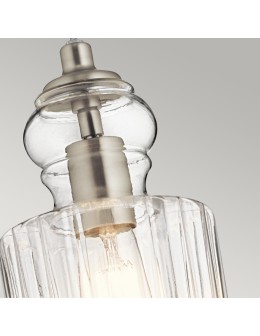 Elstead RIVIERA Wisząca E27 1x60W Nikiel KL-RIVIERA-P-B - produkt 2