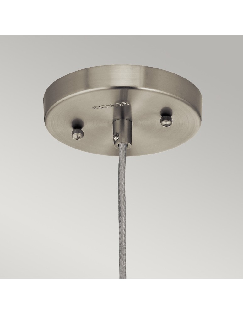 Pendant lamps - Elstead RIVIERA Pendant E27 1x60W Nickel KL-RIVIERA-P-B - product kolory-swiatla.pl 3