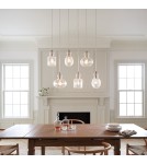 Pendant lamps - Elstead RIVIERA Pendant E27 1x60W Nickel KL-RIVIERA-P-B - product 5