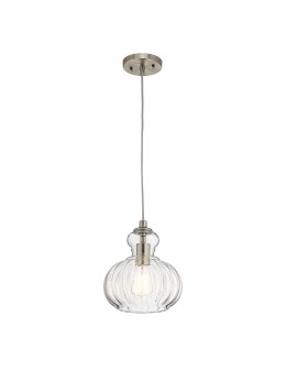 Elstead RIVIERA Pendant E27 1x60W Nickel KL-RIVIERA-P-A