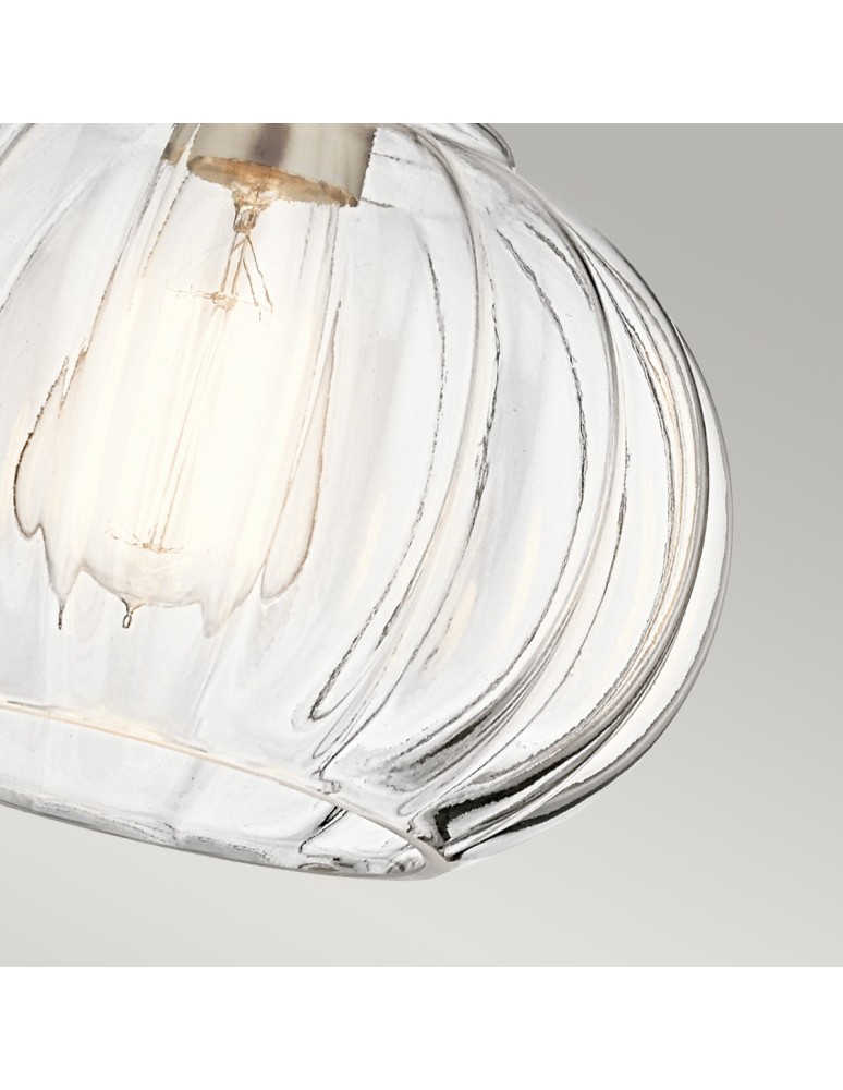 Pendant lamps - Elstead RIVIERA Pendant E27 1x60W Nickel KL-RIVIERA-P-A - product kolory-swiatla.pl 4