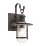 Outdoor wall lamps - Elstead RIVERWOOD Wall lamp E27 1x60W IP44 Zinc KL-RIVERWOOD2-S - product 1