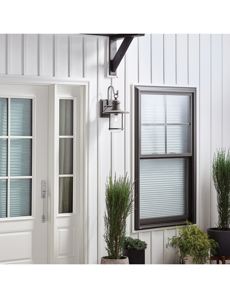 Outdoor wall lamps - Elstead RIVERWOOD Wall lamp E27 1x100W IP44 Zinc KL-RIVERWOOD2-L - product kolory-swiatla.pl 2