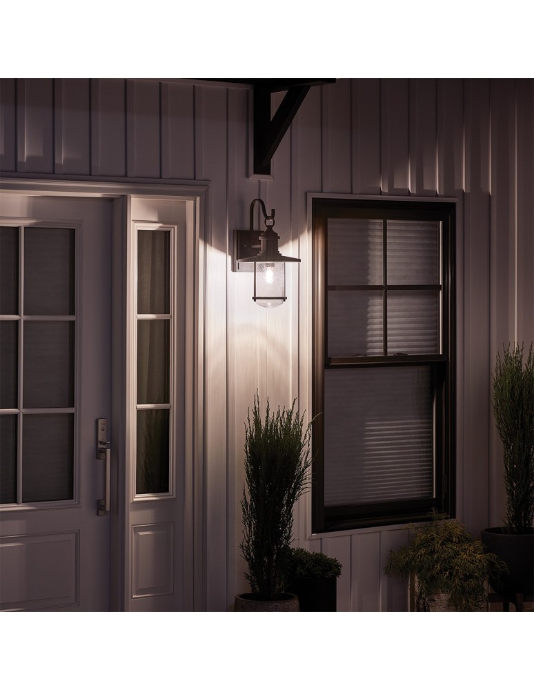 Outdoor wall lamps - Elstead RIVERWOOD Wall lamp E27 1x100W IP44 Zinc KL-RIVERWOOD2-L - product kolory-swiatla.pl 3
