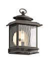 Elstead PETTIFORD Wall lamp E14 1x60W IP44 Antique Bronze KL-PETTIFORD-S