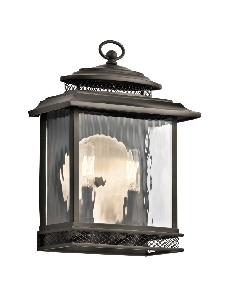 Outdoor wall lamps - Elstead PETTIFORD Wall lamp E14 2x60W IP44 Antique Bronze KL-PETTIFORD-M - product kolory-swiatla.pl 1