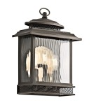 Outdoor wall lamps - Elstead PETTIFORD Wall lamp E14 3x60W IP44 Antique Bronze KL-PETTIFORD-L - product 1
