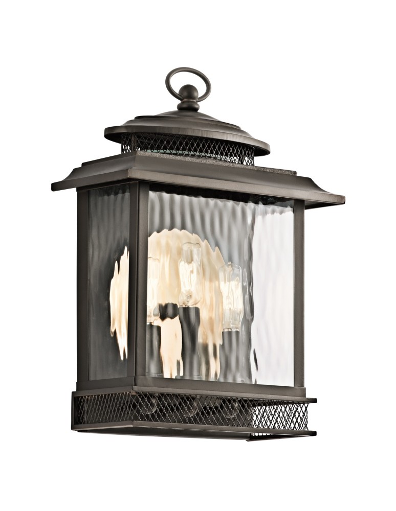 Outdoor wall lamps - Elstead PETTIFORD Wall lamp E14 3x60W IP44 Antique Bronze KL-PETTIFORD-L - product kolory-swiatla.pl 1