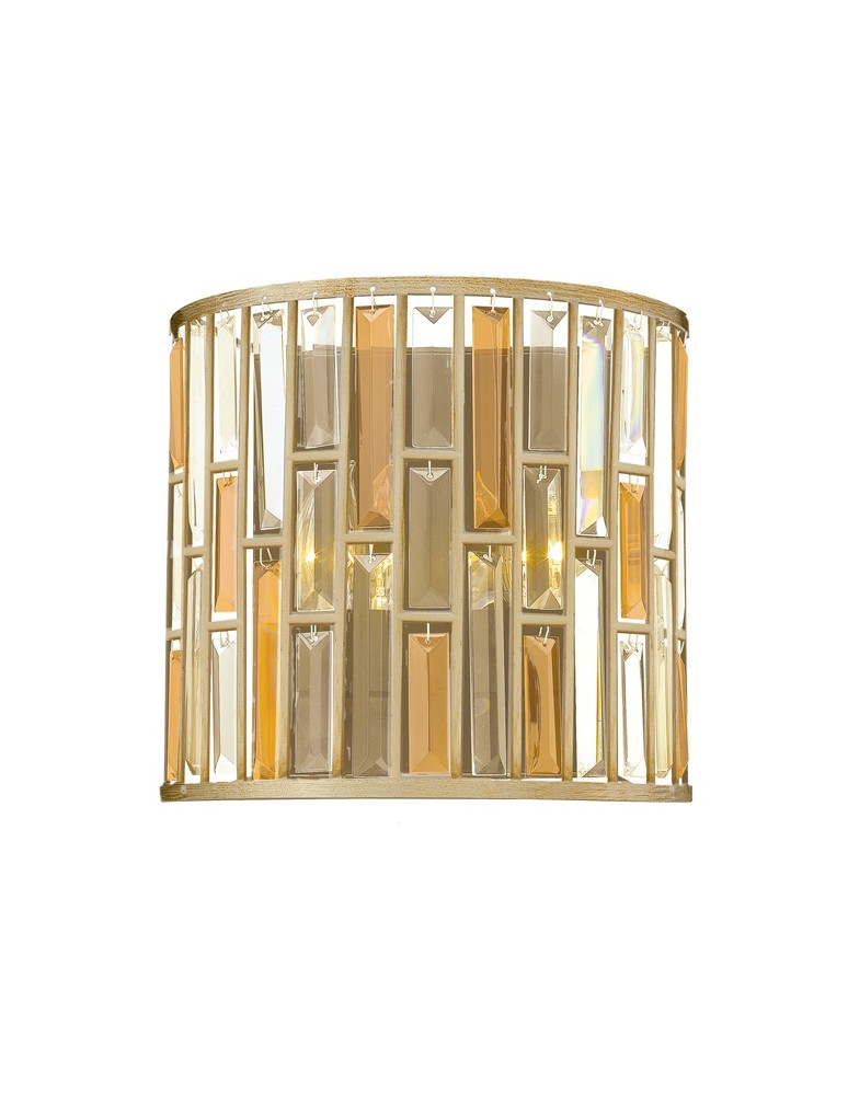Glamour wall lamps - Hinkley GEMMA 2x60W E14 HK/GEMMA2/A SL Wall lamp. - product kolory-swiatla.pl 1