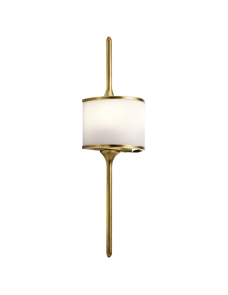 Bathroom wall lamps - Elstead MONA Wall lamp G9 2x3.5W IP44 Brass KL-MONA-S-NBR - product kolory-swiatla.pl 1