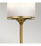 Bathroom wall lamps - Elstead MONA Wall lamp G9 2x3.5W IP44 Brass KL-MONA-S-NBR - product 4