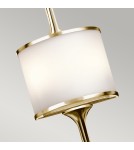 Bathroom wall lamps - Elstead MONA Wall lamp G9 2x3.5W IP44 Brass KL-MONA-L-PB - product 2