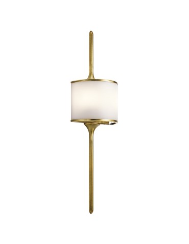 Elstead MONA Wall lamp G9 2x3.5W IP44 Brass KL-MONA-L-NBR