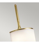 Bathroom wall lamps - Elstead MONA Wall lamp G9 2x3.5W IP44 Brass KL-MONA-L-NBR - product 2