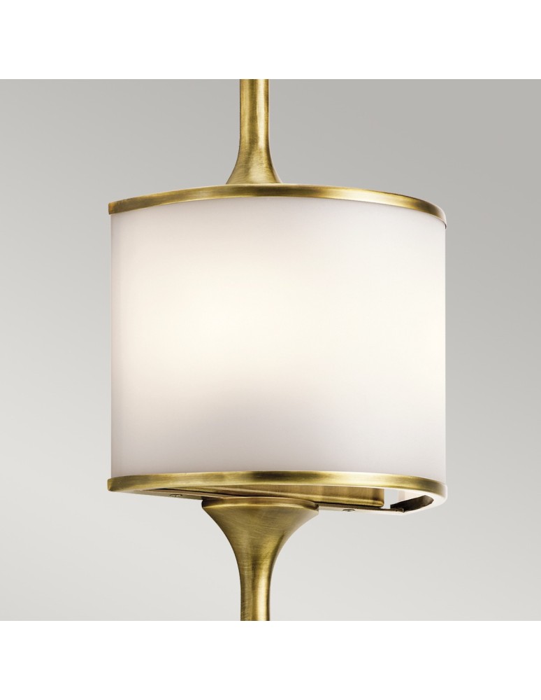 Bathroom wall lamps - Elstead MONA Wall lamp G9 2x3.5W IP44 Brass KL-MONA-L-NBR - product kolory-swiatla.pl 3