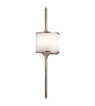 Bathroom wall lamps - Elstead MONA Wall lamp G9 2x3.5W IP44 Zinc KL-MONA-L-CLP - product 1