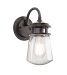 Outdoor wall lamps - Elstead LYNDON Wall lamp E27 1x75W IP44 Brown KL-LYNDON2-S-AZ - product 1