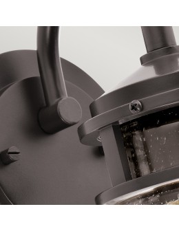 Elstead LYNDON Kinkiet E27 1x75W IP44 Brązowy KL-LYNDON2-S-AZ - produkt 2