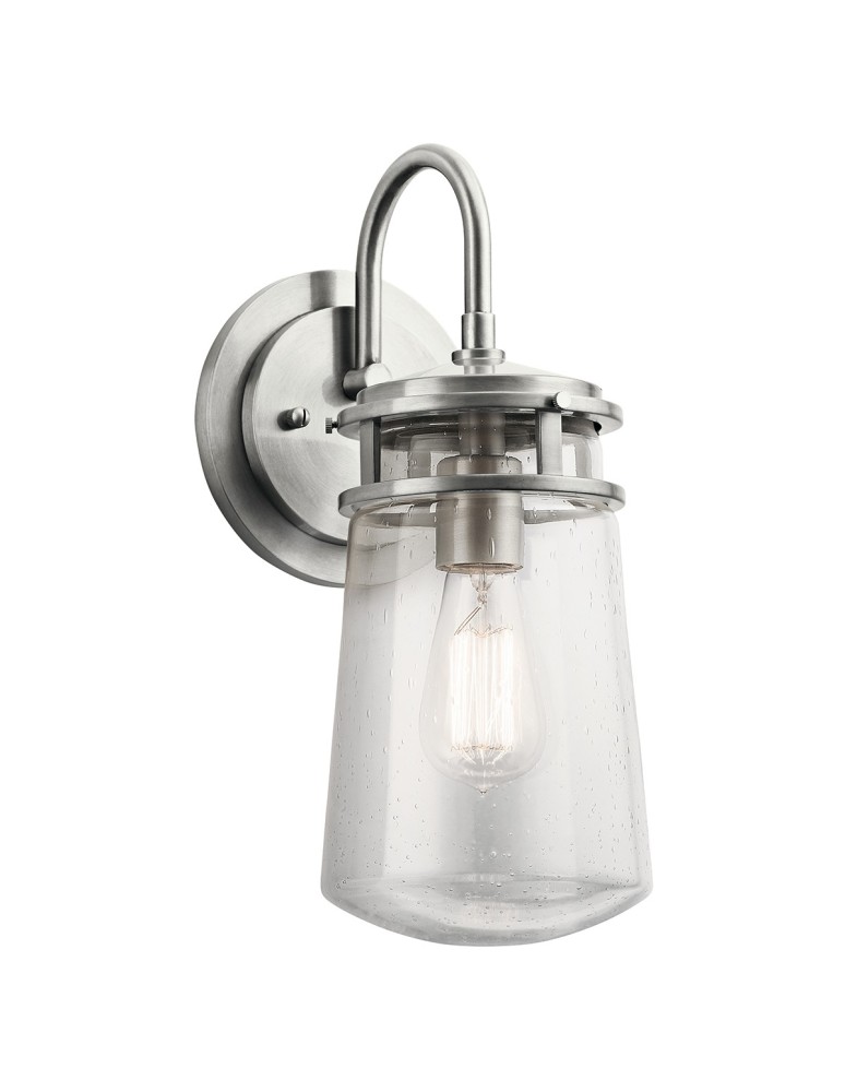 Outdoor wall lamps - Elstead LYNDON Wall lamp E27 1x100W IP44 Brushed Aluminum KL-LYNDON2-M-BA - product kolory-swiatla.pl 1