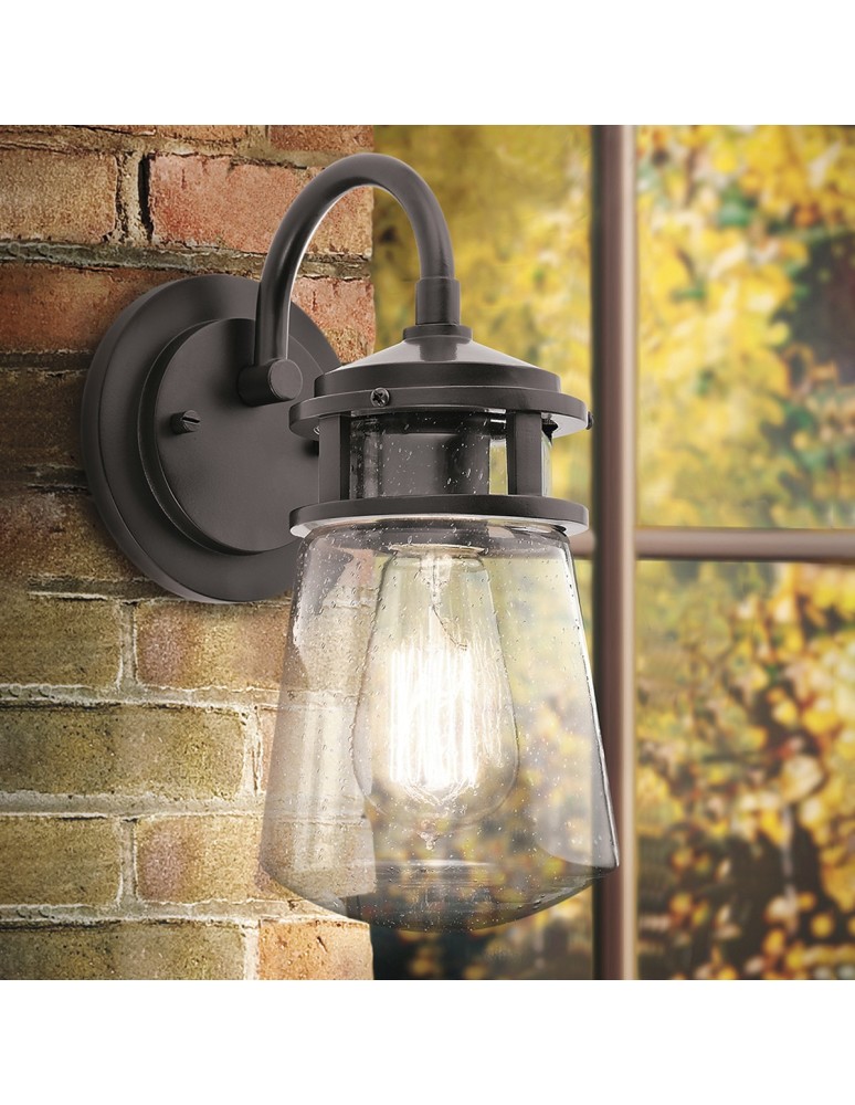 Outdoor wall lamps - Elstead LYNDON Wall lamp E27 1x100W IP44 Brown KL-LYNDON2-M-AZ - product kolory-swiatla.pl 2