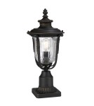 Standing garden lamps - Elstead LUVERNE Outdoor Standing E27 1x150W IP44 Antique Bronze KL-LUVERNE3-M - product 1