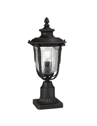 Elstead LUVERNE Outdoor Standing E27 1x150W IP44 Antique Bronze KL-LUVERNE3-M