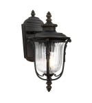 Outdoor wall lamps - Elstead LUVERNE Wall lamp E27 1x100W IP44 Antique Bronze KL-LUVERNE2-S - product 1