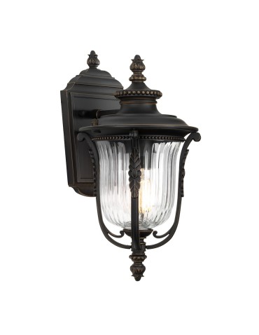 Elstead LUVERNE Wall lamp E27 1x100W IP44 Antique Bronze KL-LUVERNE2-S