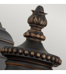 Outdoor wall lamps - Elstead LUVERNE Wall lamp E27 1x100W IP44 Antique Bronze KL-LUVERNE2-S - product 2