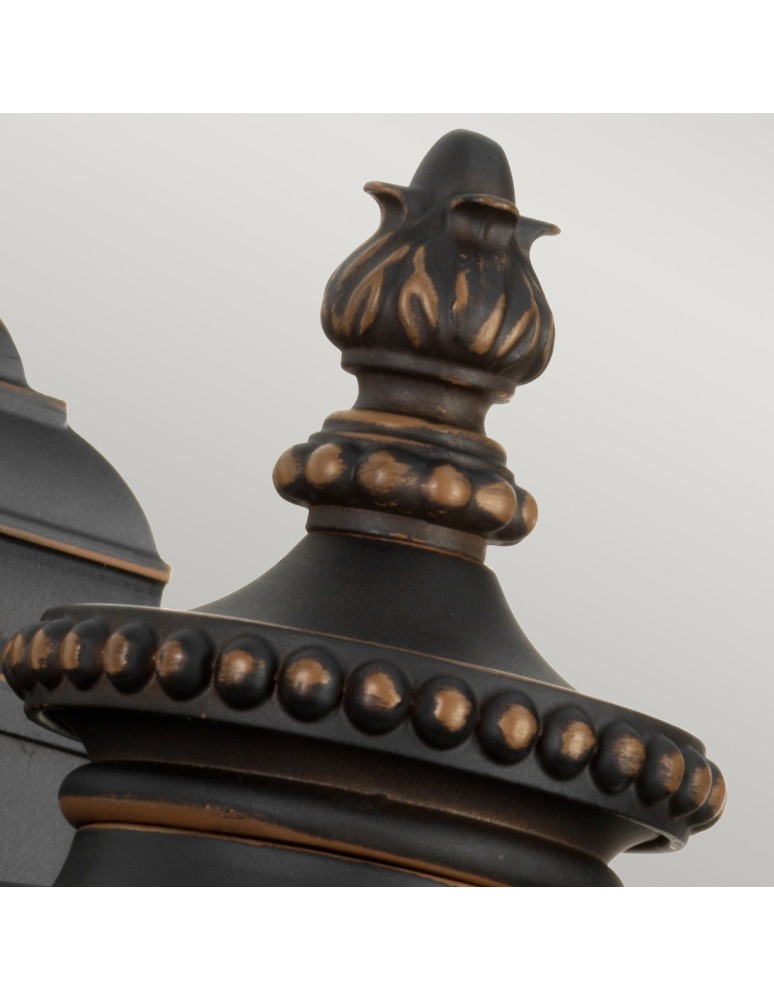 Outdoor wall lamps - Elstead LUVERNE Wall lamp E27 1x100W IP44 Antique Bronze KL-LUVERNE2-S - product kolory-swiatla.pl 2