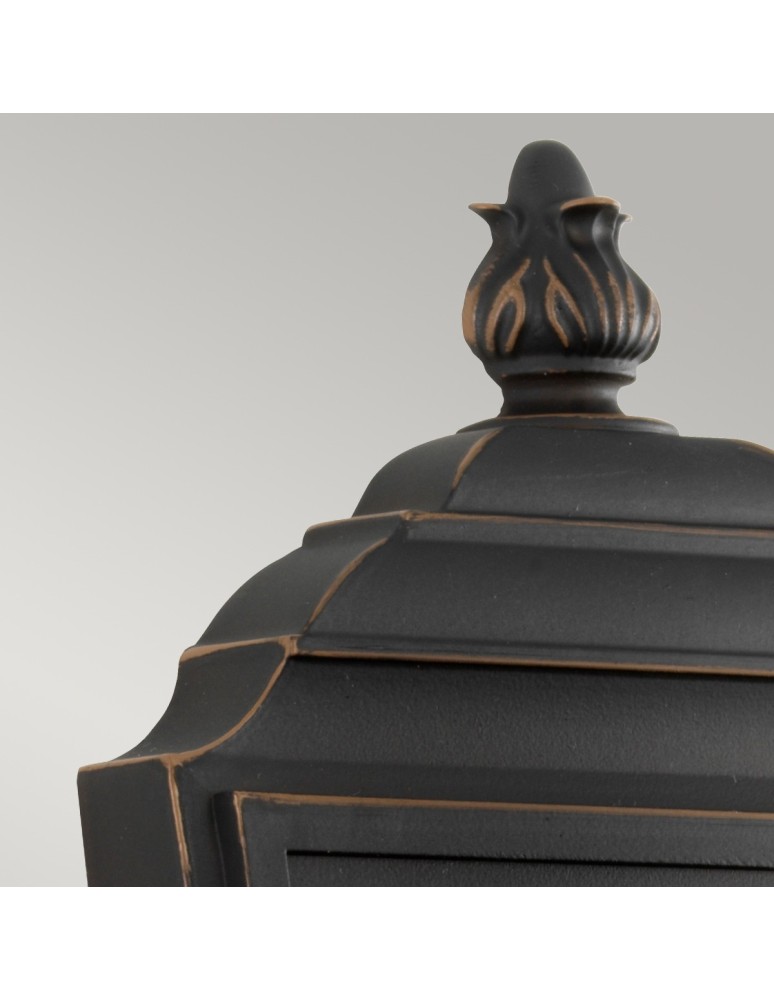 Outdoor wall lamps - Elstead LUVERNE Wall lamp E27 1x100W IP44 Antique Bronze KL-LUVERNE2-S - product kolory-swiatla.pl 3
