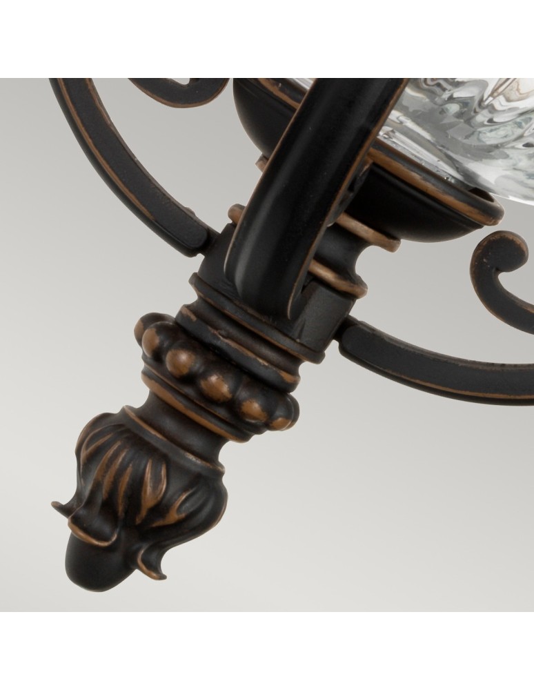 Outdoor wall lamps - Elstead LUVERNE Wall lamp E27 1x100W IP44 Antique Bronze KL-LUVERNE2-S - product kolory-swiatla.pl 4