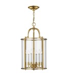 Hampton style chandeliers - Hinkley GENTRY 6x60W E14 HK/GENTRY/P/L PB Pendant. - product 1