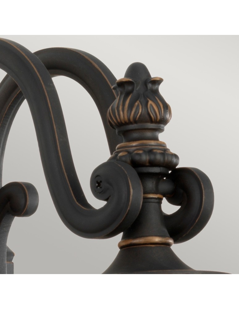 Outdoor wall lamps - Elstead LUVERNE Wall lamp E27 1x100W IP44 Antique Bronze KL-LUVERNE2-M - product kolory-swiatla.pl 2
