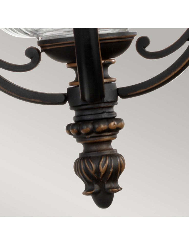 Outdoor wall lamps - Elstead LUVERNE Wall lamp E27 1x100W IP44 Antique Bronze KL-LUVERNE2-M - product kolory-swiatla.pl 6