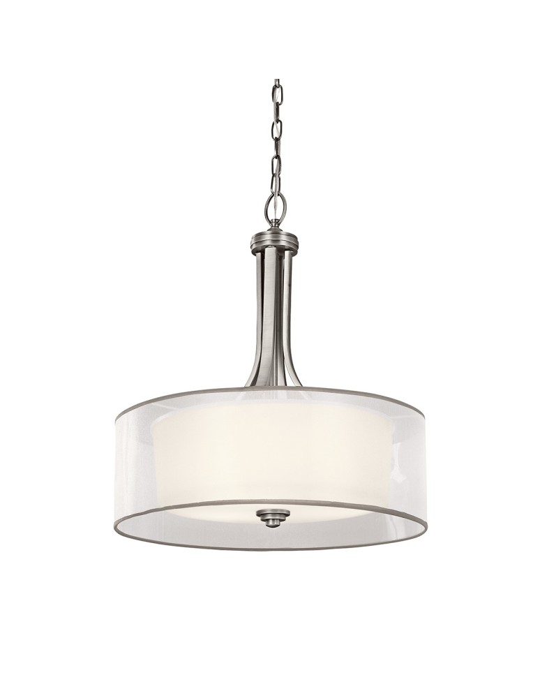 Pendant lamps - Elstead LACEY Pendant E27 4x60W Zinc KL-LACEY-P-L-AP - product kolory-swiatla.pl 1