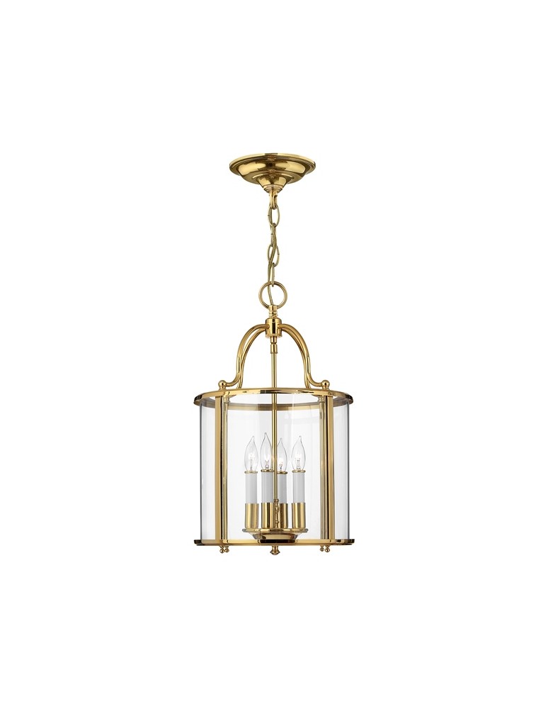 Hampton style chandeliers - Hinkley GENTRY 4x60W E14 HK/GENTRY/P/M PB Pendant. - product kolory-swiatla.pl 1