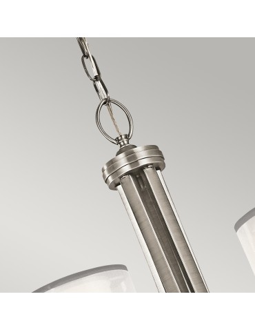 Elstead LACEY E14 5x60W Zinc Chandelier KL-LACEY5-AP - product 2