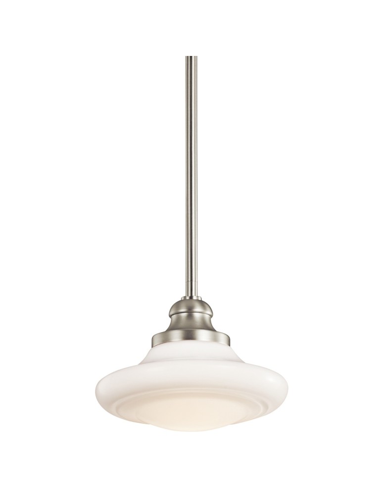 Pendant lamps - Elstead KELLER Pendant E27 1x60W Nickel KL-KELLER-S-NI - product kolory-swiatla.pl 1