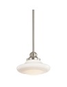 Elstead KELLER Pendant E27 1x60W Nickel KL-KELLER-S-NI