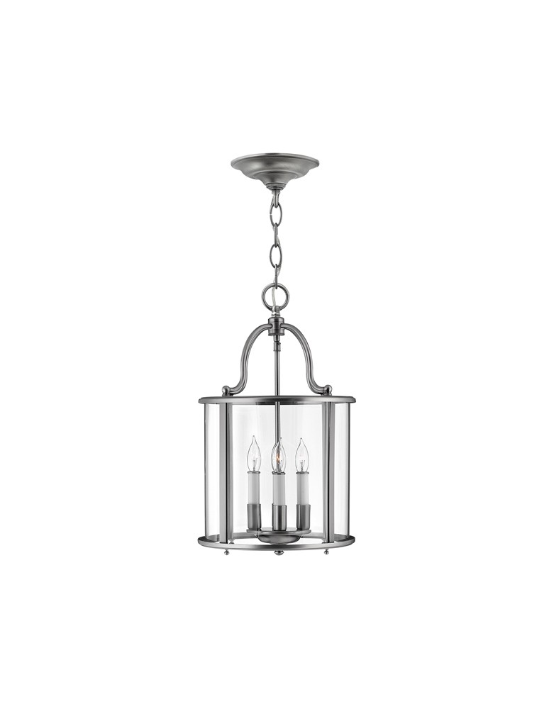 Hampton style chandeliers - Hinkley GENTRY 4x60W E14 HK/GENTRY/P/M PW Pendant. - product kolory-swiatla.pl 1