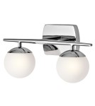 Bathroom wall lamps - Elstead JASPER Wall lamp G9 2x3W IP44 Chrome KL-JASPER2-BATH - product 1