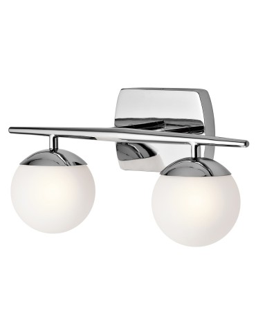 Elstead JASPER Wall lamp G9 2x3W IP44 Chrome KL-JASPER2-BATH