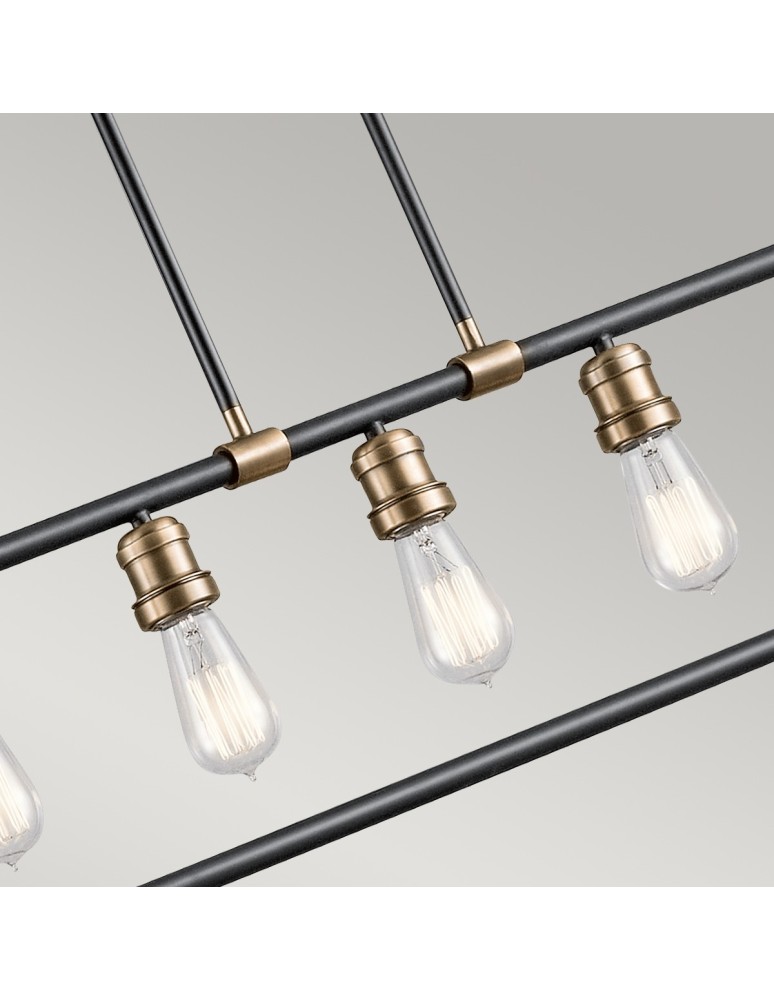 Loft chandeliers - Elstead IMAHN Chandelier E27 5x60W Brass KL-IMAHN-ISLE - product kolory-swiatla.pl 3