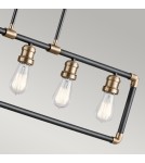 Loft chandeliers - Elstead IMAHN Chandelier E27 5x60W Brass KL-IMAHN-ISLE - product 4