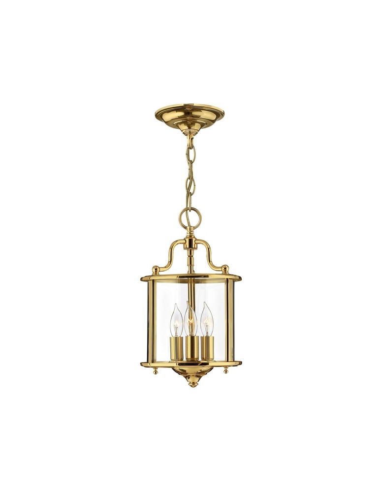 Hampton style chandeliers - Hinkley GENTRY 3x60W E14 HK/GENTRY/P/S PB Pendant. - product kolory-swiatla.pl 1