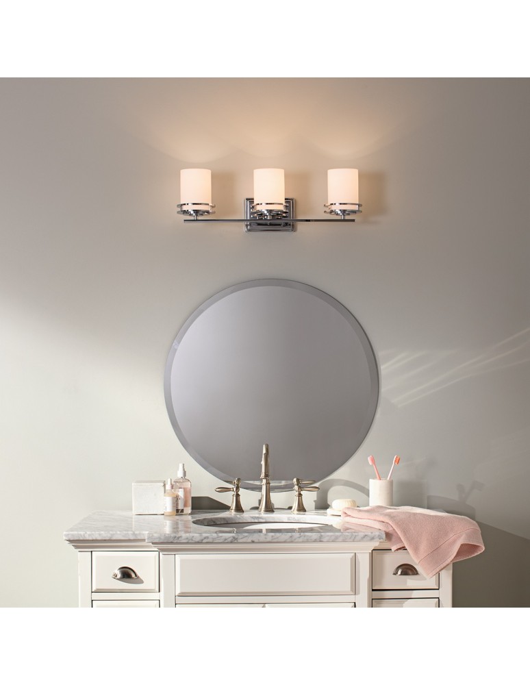 Bathroom wall lamps - Elstead HENDRIK Wall lamp G9 3x3W IP44 Chrome KL-HENDRIK3-BATH - product kolory-swiatla.pl 2