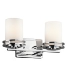 Bathroom wall lamps - Elstead HENDRIK Wall lamp G9 2x3W IP44 Chrome KL-HENDRIK2-BATH - product 1