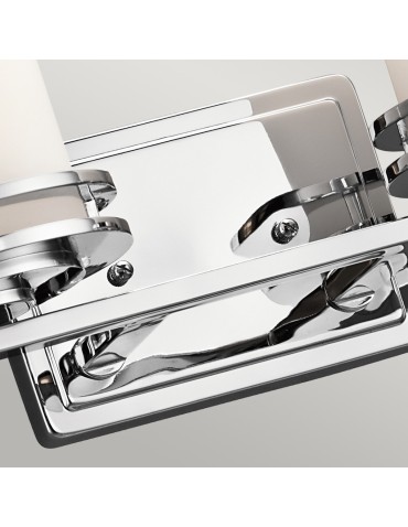 Elstead HENDRIK Kinkiet G9 2x3W IP44 Chrom KL-HENDRIK2-BATH - produkt 2